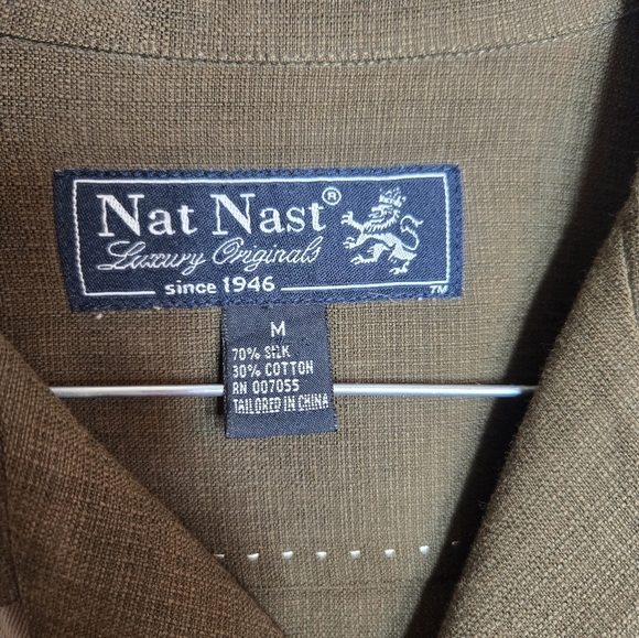 Nan Nast Black and Gray + Brown And Tan Striped Shirts - Picture 9 of 13